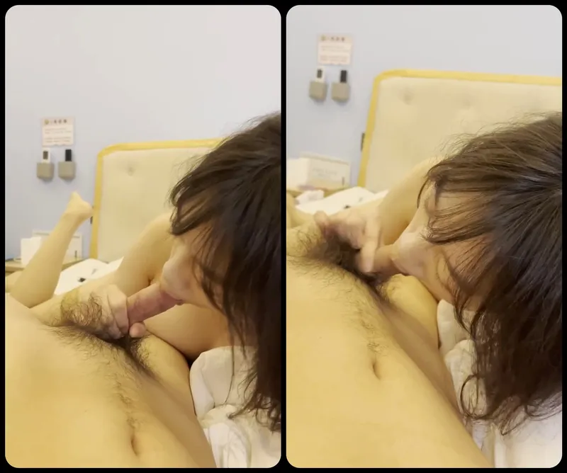 Cô bạn gái ngoan bú láp cò bự của anh